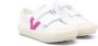 VEJA Kids logo-print touch-strap canvas sneakers White - Thumbnail 1