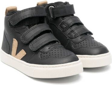 VEJA Kids touch-strap high-top sneakers Black
