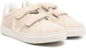 VEJA Kids touch-strap low-top sneakers Neutrals