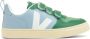 VEJA Kids V-10 touch-strap panelled sneakers Green - Thumbnail 1