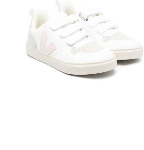VEJA Kids V-10 touch-strap sneakers White