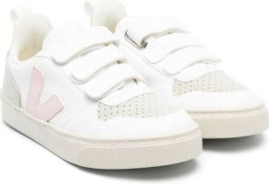 VEJA Kids V-10 touch-strap sneakers White