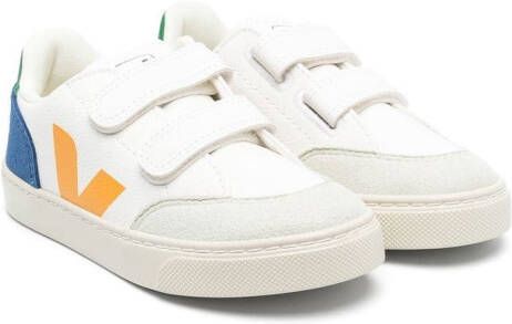 VEJA Kids V-12 touch-strap sneakers White
