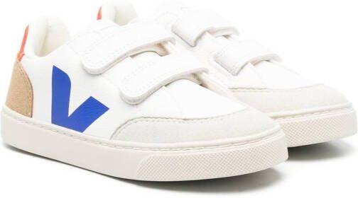 VEJA Kids V-12 touch-strap sneakers White
