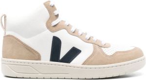 VEJA logo-patch high-top sneakers White