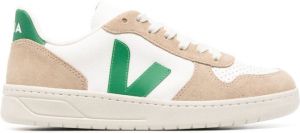 VEJA logo-patch lace-up sneakers Neutrals