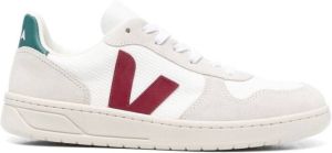 VEJA logo-patch panelled sneakers White