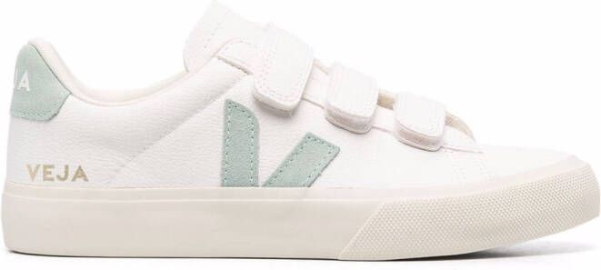 VEJA logo-patch touch-strap sneakers White