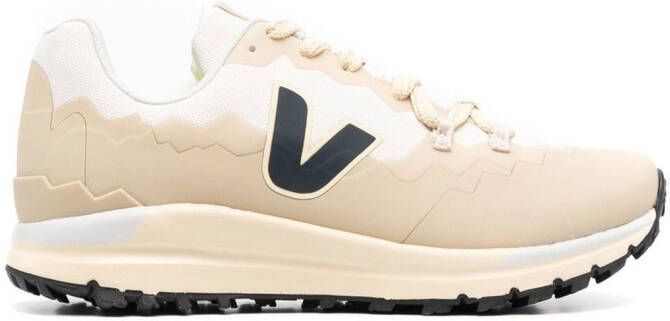 VEJA mountain-panelled low-top sneakers Neutrals