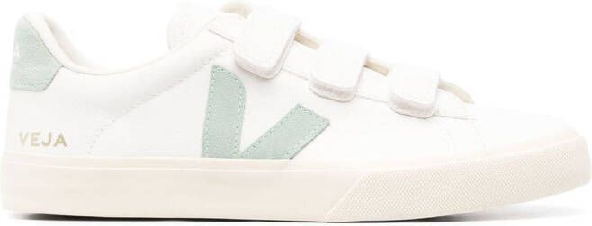 VEJA touch-strap logo-print sneakers White