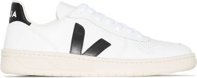 VEJA V-10 leather low-top sneakers White