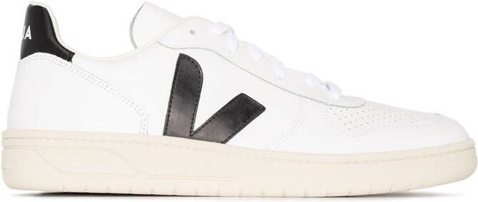 VEJA V-10 leather sneakers White