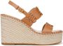 Veronica Beard Riya wedge sandals Brown - Thumbnail 1