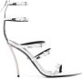 Versace Pin-Point 100mm buckle-strap sandals White - Thumbnail 1