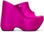 Versace 160mm platform wedge heels Pink - Thumbnail 1