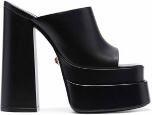 Versace 165mm high-heel platform mules Black