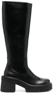Versace 90mm chunky slip-on boots Black
