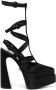 Versace Aevitas Pointy 175mm cage platform pumps Black - Thumbnail 1