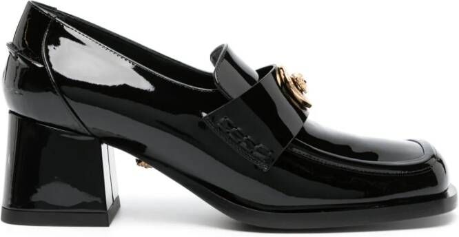 Versace Alia 55mm leather loafers Black