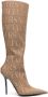 Versace Allover knee-high boots Neutrals - Thumbnail 1