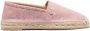Versace Allover leather espadrilles Pink - Thumbnail 1