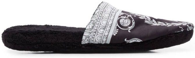 Versace I Love Baroque slippers Black