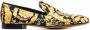 Versace Barocco satin slippers Yellow - Thumbnail 1