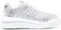 Versace crystal-embellished lace-up sneakers White - Thumbnail 1