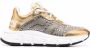 Versace crystal-embellished low-top sneakers Gold - Thumbnail 1