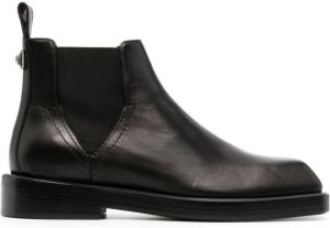 Versace elasticated side-panel boots Black