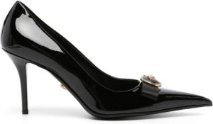 Versace Gianni 80mm leather pumps Black