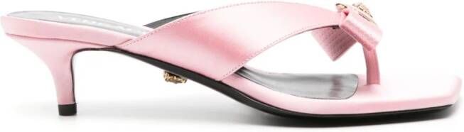 Versace Gianni Ribbon 45mm mules Pink