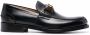 Versace Greca leather loafers Black - Thumbnail 1