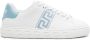 Versace Greca-embroidered lace-up sneakers White - Thumbnail 1