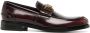 Versace Greca leather loafers Red - Thumbnail 1