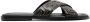 Versace Greca-embossed crossover-strap sandals Black - Thumbnail 1