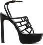 Versace Greca Maze crystal sandals Black - Thumbnail 1