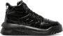 Versace Greca Odissea leather high-top sneakers Black - Thumbnail 1