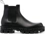 Versace Greca Portico leather Chelsea boots Black - Thumbnail 1