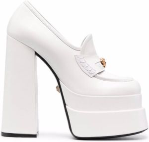 Versace Intrico platform loafers White