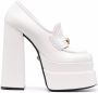 Versace Intrico platform loafers White - Thumbnail 1