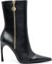 Versace Jeans Couture 100mm pointed-toe boots Black - Thumbnail 1