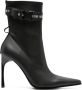 Versace Jeans Couture 105mm branded-strap ankle boots Black - Thumbnail 1