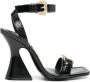 Versace Jeans Couture 110mm buckle-detail sandals Black - Thumbnail 1