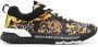 Versace Jeans Couture Barocco-print lace-up sneakers Black - Thumbnail 1