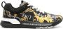 Versace Jeans Couture Barocco-print panelled sneakers Black - Thumbnail 1