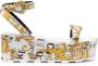 Versace Jeans Couture baroque pattern-print 70mm sandals White - Thumbnail 1