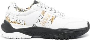 Versace Jeans Couture Blitzar baroque-print low-top sneakers White