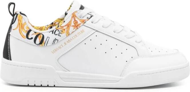Versace Jeans Couture Brooklyn patent-leather sneakers White