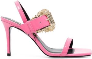 Versace Jeans Couture buckle-fastening heeled sandals Pink